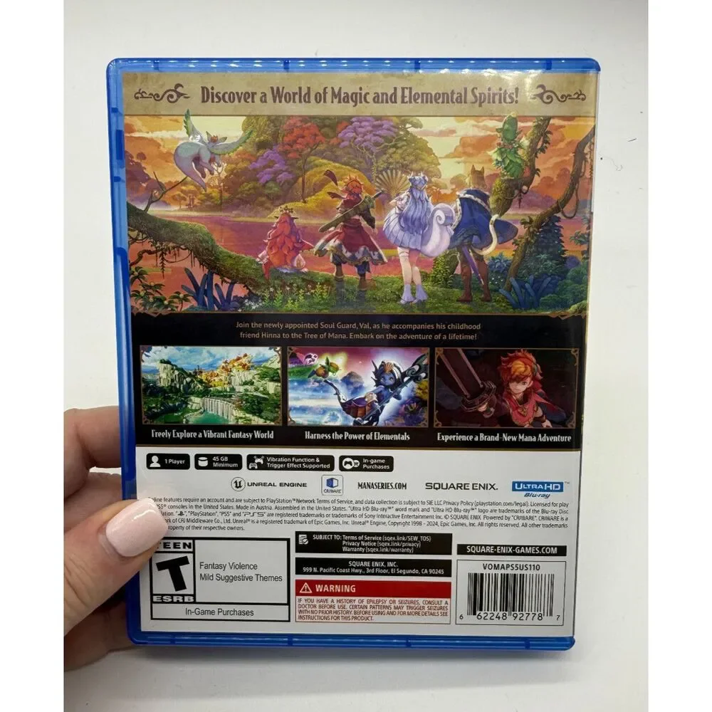 Visions of Mana PS5 Game Stickers‎